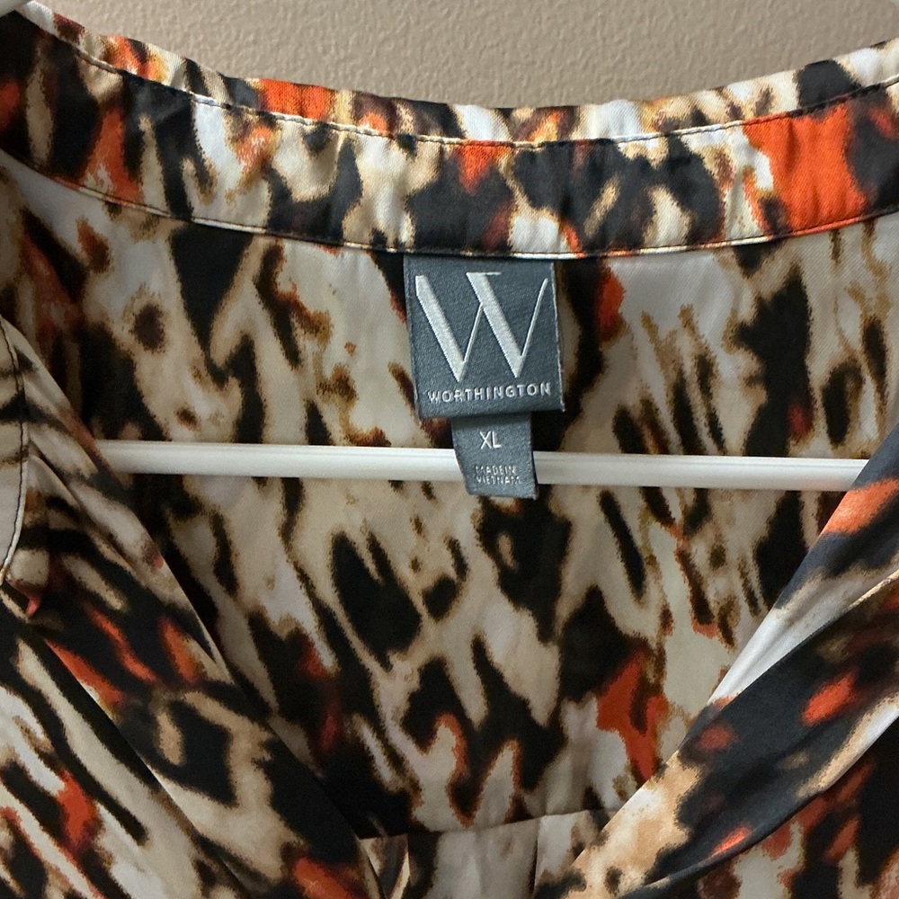 Women's Multicolor Patterned Blouse - image 2